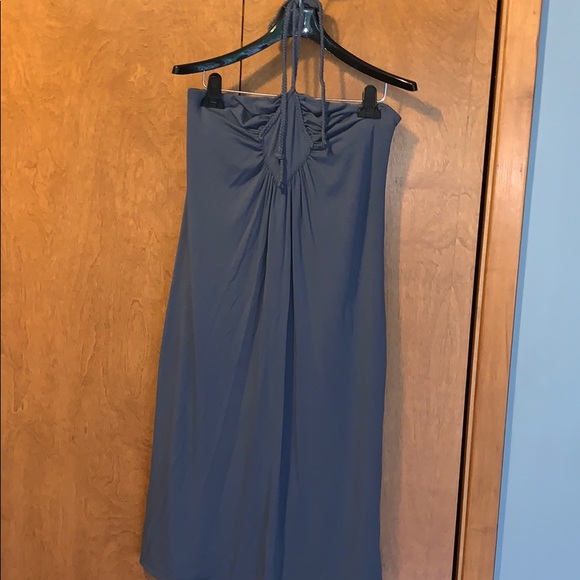 Dresses & Skirts - EUC grey dress/swimsuit coverup- size Juniors L